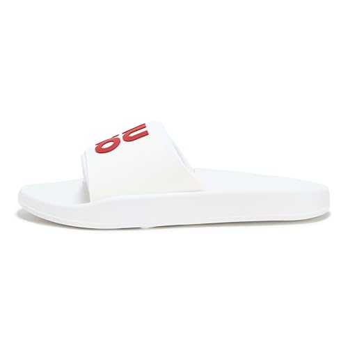 HUGO mens Stacked Logo Slide SandalSlide Sandal2