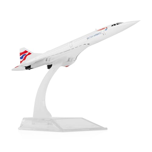 Modelo de avión de F-BVFB británico 1/400 de aleación metálica miniatura coleccionable para réplica