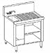 Krowne Metal KR24-24SC Royal Series Underbar Wet Waste Cabinet 24" W x 24" D w/Open Front Cabinet Base