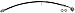 Dorman H621446 Front Driver Side Brake Hydraulic Hose Compatible with Select Chevrolet Models