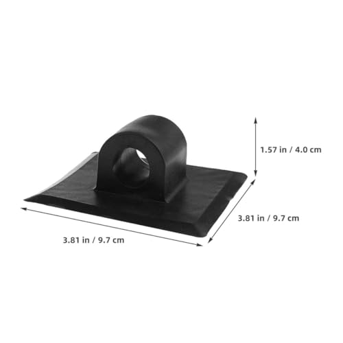 Support moteur kayak haute résistance avec fixation robuste en PVC noir durable - 2