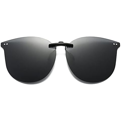 FF FRAZALA Polarized Clip On Sunglasses Oversized UV Protection Anti-Glare Compact Fit Non-Flip Sunglasses Over Prescription Glasses 3167 Cover