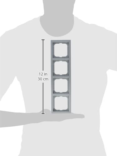 Busch-Jaeger 1724-183 K plaque de finition future linear alu argent