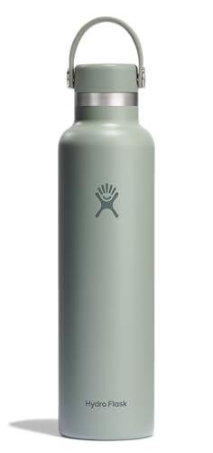 Hydro Flask Water Bottle - Insulated Stainless Steel - Non Spill, Leakproof in 24 Oz Agave Green