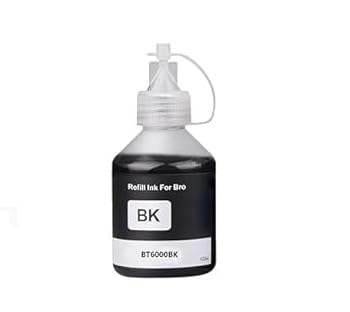 Refill dye Ink Compatible for Brother T Series BT6000BK BTD60BK BT-D60BK Compatible DCP T520W, T300, T310, T420W, T500W, T220, T700W,T820DW,T(Black) (200 ML-image-7