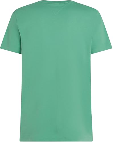 Tommy Hilfiger Herren T-Shirt Kurzarm Essential Tee mit V-Ausschnitt, Grün (Fort Green), M – Ansicht 5
