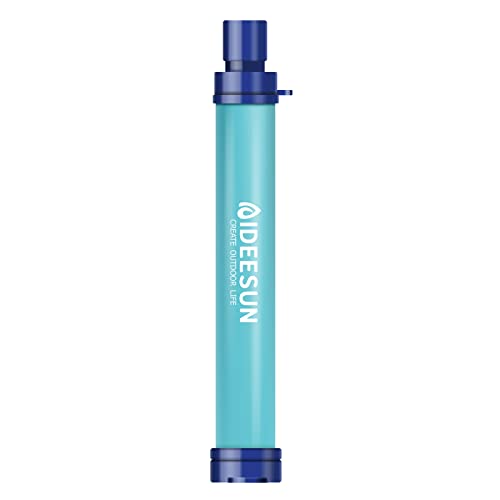 Straw Water Filter, Personal Survival Filtration, Emergency Preparedness, Water Purifier Survival Outdoor Tool, Hiking, Camping, Portable Water Filter for Streams and Lakes, 0.1 Micron Water Filter Straw Water Filter, Personal Survival Filtration, Emergency Preparedness, Water Purifier Survival Outdoor Tool, Hiking, Camping, Portable Water Filter for Streams and Lakes, 0.1 Micron Water Filter