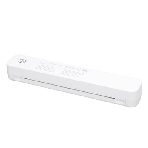 Image of Walfront Portable Thermal Printer, Wireless Inkless Printer with 203 DPI HD Print Technology, 2600mAh Battery, 57mm to 216mm Paper, Compact for Home Office School iOS OS X