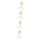 Sculptures d'animaux : la figurine de serpent en cristal est soigneusement polie, avec une surface lisse sans bavure, ce qui procure une sensation de main confortable.