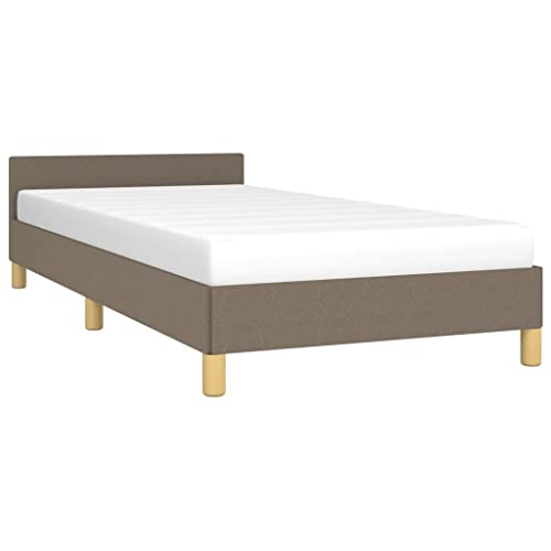 vidaXL Estructura de Cama con Cabecero Dormitorio Tapizado Sala Salón Estar Marco Habitación...