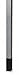 Hubbell Wiring Device-KELLEMS Service Pole, Gray, 15 ft. 2" Length, 2.13" Width, 2.13" Depth