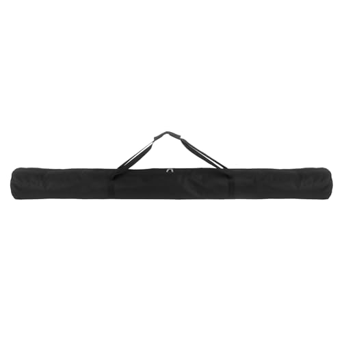 Klmnop Corner Flag Storage Bag 6ft x 7inch Oxford Cloth Carry Bag with Zipper Holds 16 Poles for Flagpoles Color Guard Flags Tailgate & Feather Flags Agility Poles (Black)