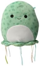 Squishmallows Kellytoy 2022 7'' Winter Jellyfish - Includes Stickers, Green, SQ-XMAS-2022-jellyfish