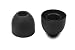 Produktbild Cambridge Audio Pack mit 10 Ersatzspitzen aus Silikon/Memory-Schaum für Cambridge Audio Melomania 1/1+ True Wireless In-Ear-Monitore (L, Schwarzes Silikon)