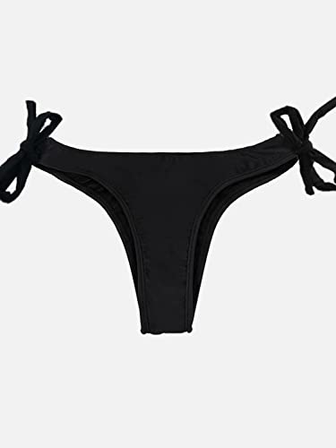 YELAIVP Women's Bikini Bottom Tie Side Swimsuit Bottom Cheeky Butt Ruched Bathing Suit Bottoms3