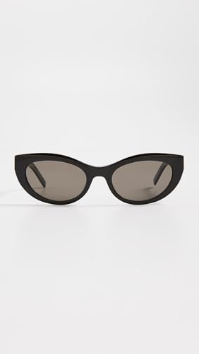 Saint Laurent Women's Monogram Hinge Narrow Cat Eye Sunglasses2