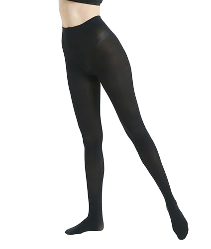 Image of 80D Semi Opaque Tights for Women Stretchable High Waist Womens Stockings Soft Pantyhose with 20+ Colors