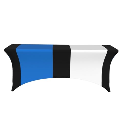Nappe élasthanne drapeau Estonie 1,8m lavable anti-tache - 3