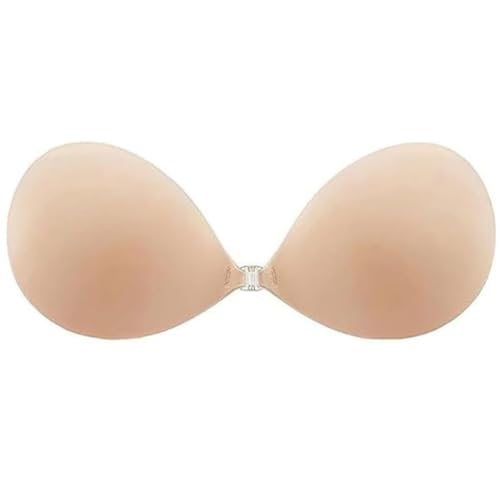 Image of Cheekee Ultimate Comfort & Support: Women's & Girl's Strapless Push-Up Wire-Free Stick-On Invisible Bra with Breathable Fabric, Reusable Design