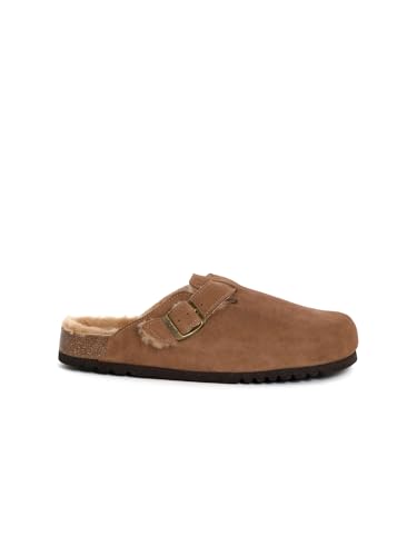 Dr. Scholl's Olivo Sandalia Hombre de diseño clásico y confortable en color marrón