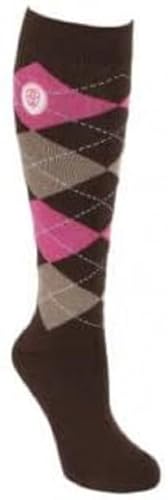 Covalliero Damen Brescia Reitstrümpfe, Gr.34-36 Wood/Dark-Rose