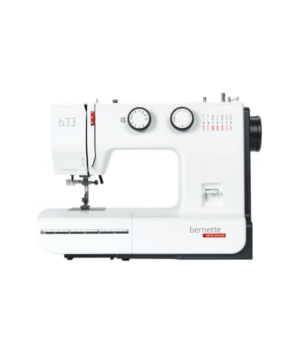 Máquina de coser B33 – Bernette – Garantía de 5 años. Color: blanco