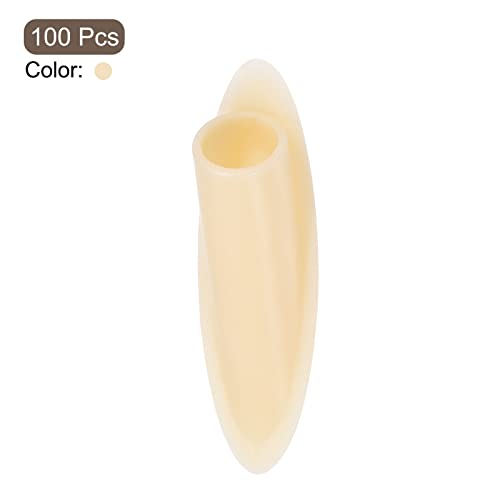 Image of MECCANIXITY 9mm Plastic Pocket Hole Plugs,Wood Plugs for Pocket Hole Jig Working Tool Accessories,Khaki Pack of 100