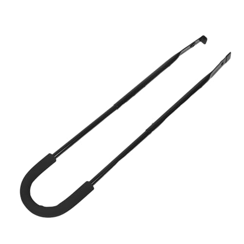 TOKIDNY Hochfester Kinderfahrradtrainergriff mit Ergonomischem Komfortgriff Stabiler Balance Push Stick für Indoor und Outdoor Training Unterstützt Gleichgewicht und Kontrolle Schwarz