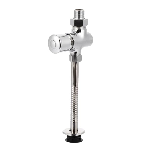 Holibanna Válvula De Descarga Manual Con Retardo Para Urinario Botón De Pulsar Con Apagado Automático Mecanismo Preciso Para Inodoros y Lavabos De Baño