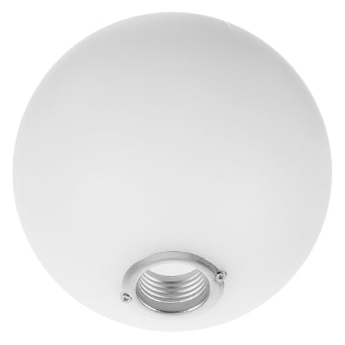 UKCOCO Abat-Jour Globe en Plastique G9, Sphère de Remplacement 10cm pour Lustre Applique et Suspension, Boule Luminaire Blanche Laiteuse Filetée, Diffuseur...