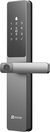 EZVIZ Smart Lock DL05 7-in-1 Türschloss, schlüsselloses Türschloss mit Fingerabdruck-Zugang – sicherer Eingang ohne Schlüssel, mehrere Optionen zum Entriegeln – Sofortwarnungen, strapazierfähig – Bild 5