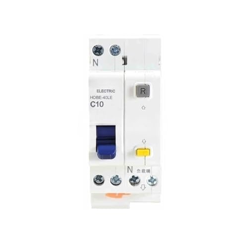 Disjoncteur différentiel HDBE-40LE Phase Neutre 10A pour circuit éclairage