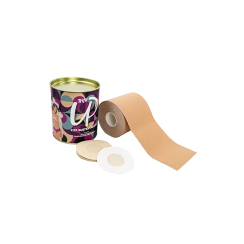 Trifil Sutiã Adesivo UP, Sem Alças, Sem Aro, Sustentação Natural, Algodão, Tamanho Único, Hipoalergênico, Invisível Sob Roupas