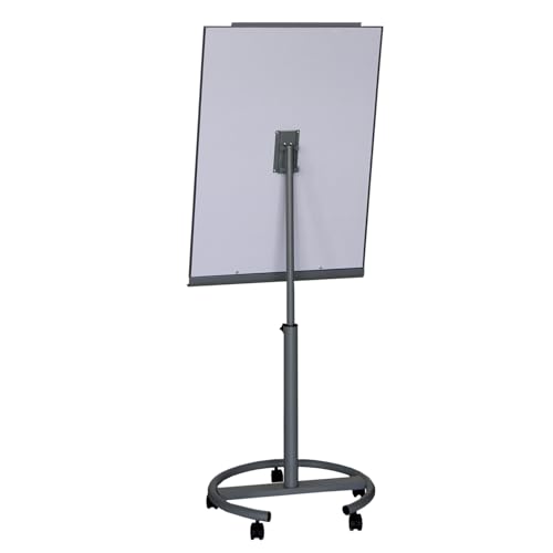 BEST BOARD Mobile Whiteboard with Stand 26x40 Inch Adjustable Height Rolling Whiteboard on Wheels, Magnetic Dry Erase Board with Flip Chart Easel Stand, Paper Pad for Office, Classroom