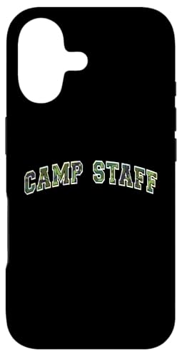 Camo CAMP STAFF Summer Campground Host Trainer Team Besties Case for iPhone 17