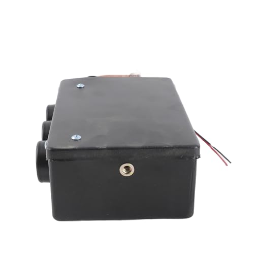 Eacam 50W Air Heater, Small Portable Car Heater 3 Hole, Fast Heating Defroster Snow Defogger, Low Noise Auto Warming, for Car Warm Feet, 12V