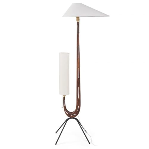 FZL02068LM Lampara de Pie Lámpara de pie doble cabezal, estilo sala estar, sofá, lámpara vertical Floor Lamp