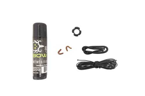 Dead Ringer Archery Tuning Kit, Multi-Piece Kit Includes Bow String Wax, Serving String, Peep Sight, D-Loop and Nock