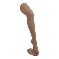 Female 73cm Light Skin Tone Plastic Leg Mannequin for Socks, Stockings, Tights Display – Durable PETG with Sturdy Base