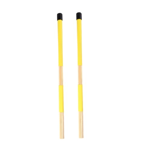 Abaodam 1 par de baquetas de madera para batería de jazz y música folk, mango cómodo y superficie lisa miniatura 1