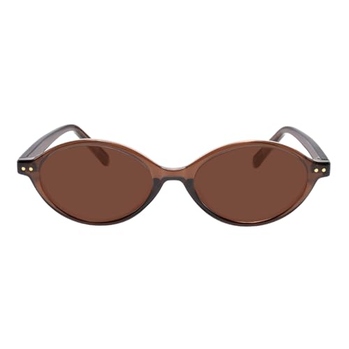 TIJN Olisa Retro Oval Sunglasses for Women Men,Polarized UV Protection Shades,Stylish Frame Sun Glasses,2025 Trendy Sunnies