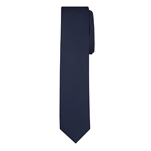 Image of Jacob Alexander Men's Skinny Width 2 inch Solid Color Tie