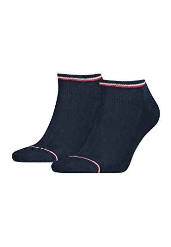 Tommy Hilfiger Unisex-Child Iconic Men's Sneaker (2 Pack) Socks, Dark Navy, 39-42 (2er Pack)