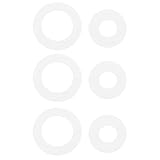 Be In Your Mind Lot de 60 Rondelles en Nylon pour Boulons de Carénage de Moto (11 X 5 X 0,5 Mm Et 14 X 9 X 0,5 Mm) Compatible avec Ducati 848 1098