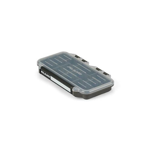 Image of Plano StowAway 3500 Stow Tackle Box, with Corrosion-Preventive Rustricor, Single Latch Design, Transparent DuraView Lid, Stackable Storage for Fishing Bait, Lures and Gear