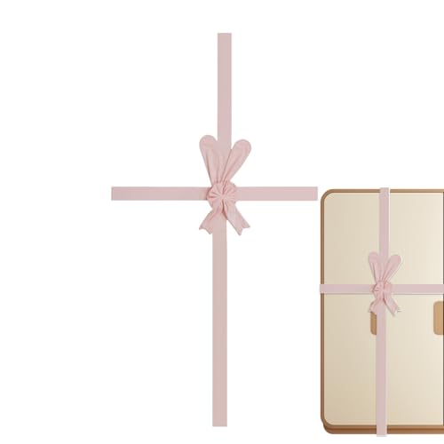 Corona de Pascua para puerta de entrada con lazo de cinta y orejas de conejo 2