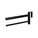 HORZE Portable Saddle Rack with 2 Bars - Black - One Size