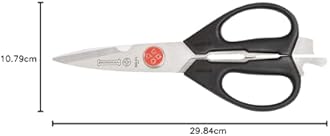 Mundial BP666 Red Dot 8 1/2" Take-A-Part Kitchen/Utility Shears