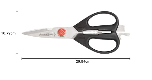 Mundial BP666 Red Dot 8 1/2" Take-A-Part Kitchen/Utility Shears