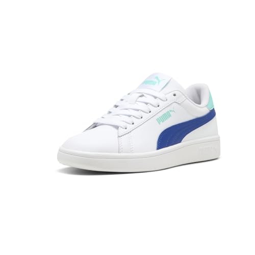 PUMA Kids Boys Smash 3.0 Leather Lace Up Sneakers Shoes Casual - White - Size 6 M2